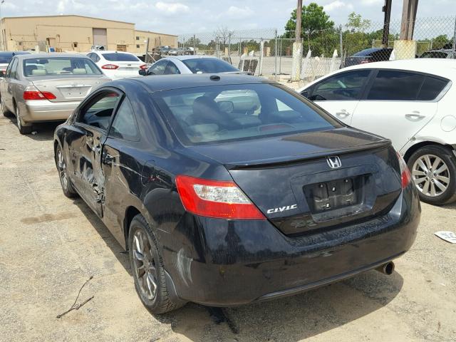 2HGFG11979H533286 - 2009 HONDA CIVIC EXL 黑色 照片 3