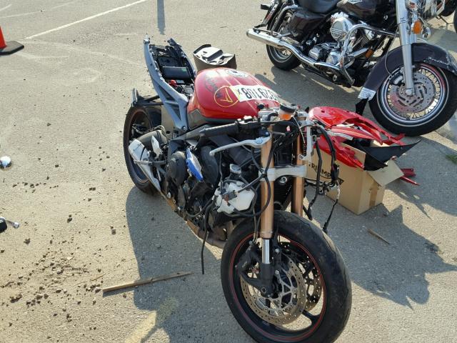 SMTA01YK6FJ670687 - 2015 TRIUMPH MOTORCYCLE DAYTONA 67 RED photo 1
