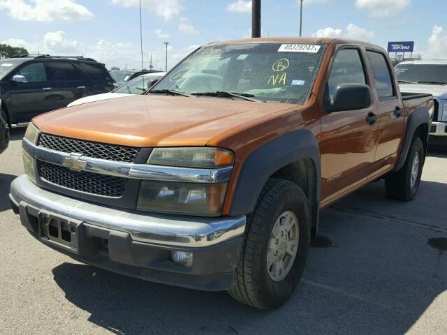 1GCDS136358107974 - 2005 CHEVROLET COLORADO ORANGE photo 2