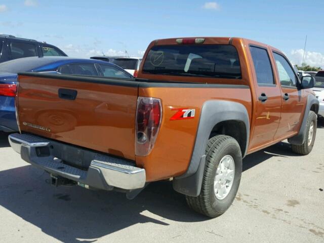 1GCDS136358107974 - 2005 CHEVROLET COLORADO ORANGE photo 4