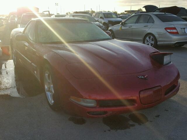 1G1YY22G415122780 - 2001 CHEVROLET CORVETTE RED photo 1