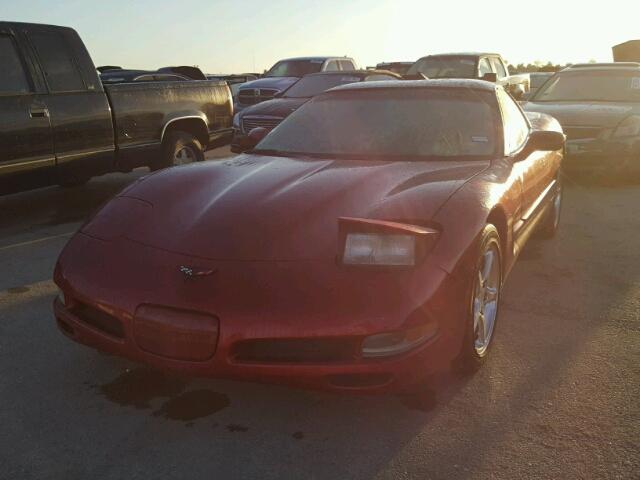 1G1YY22G415122780 - 2001 CHEVROLET CORVETTE RED photo 2