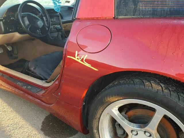 1G1YY22G415122780 - 2001 CHEVROLET CORVETTE RED photo 9