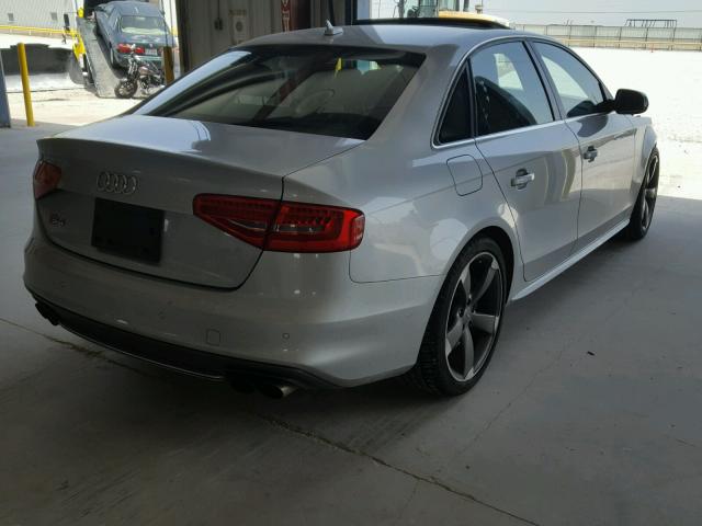 WAUKGAFLXDA062949 - 2013 AUDI S4 PRESTIG GRAY photo 4