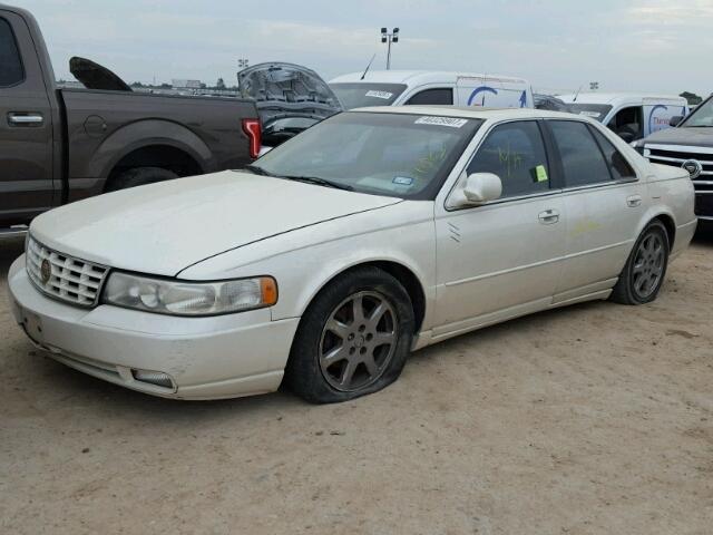 1G6KY54951U155342 - 2001 CADILLAC SEVILLE ST WHITE photo 2