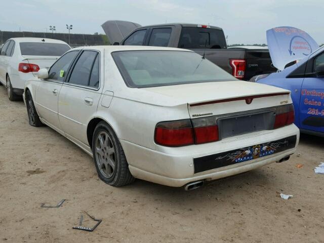 1G6KY54951U155342 - 2001 CADILLAC SEVILLE ST WHITE photo 3