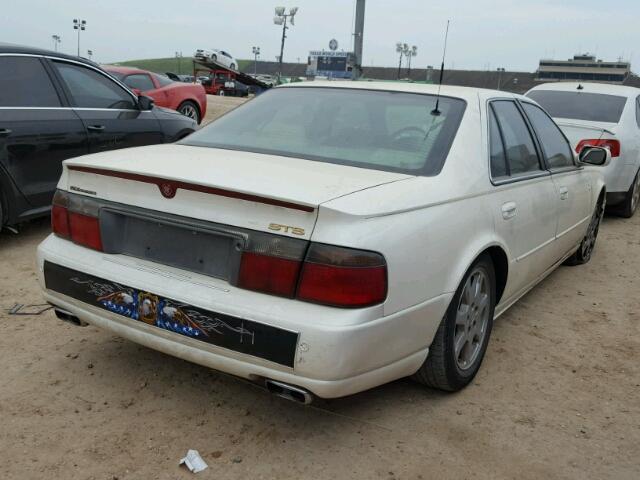 1G6KY54951U155342 - 2001 CADILLAC SEVILLE ST WHITE photo 4