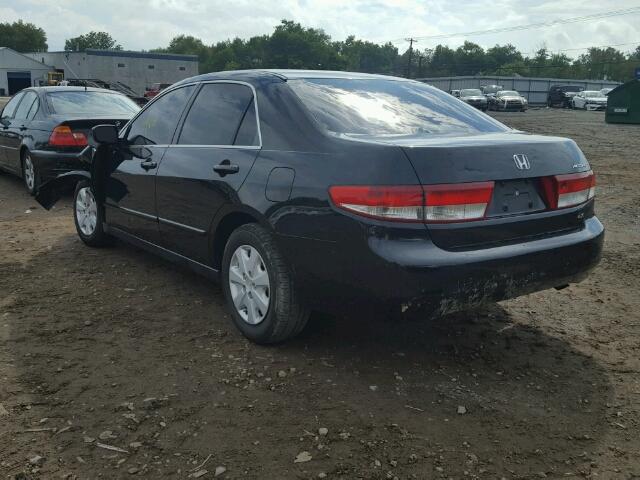 1HGCM56464A088773 - 2004 HONDA ACCORD LX BLACK photo 3