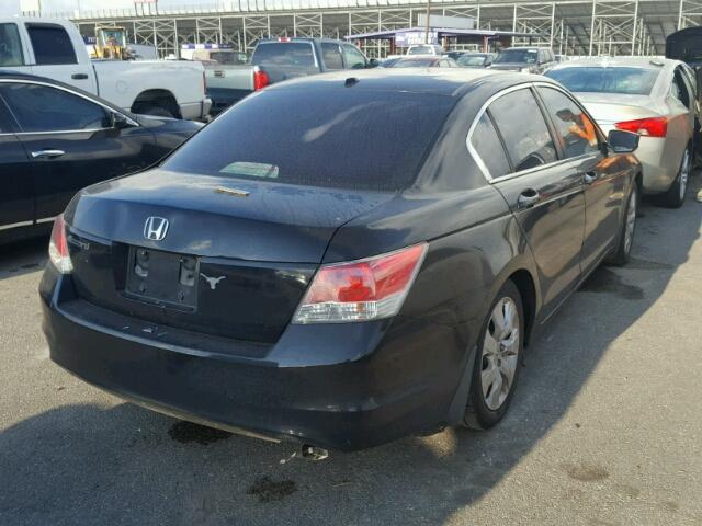 1HGCP2F86AA111439 - 2010 HONDA ACCORD EXL BLACK photo 4