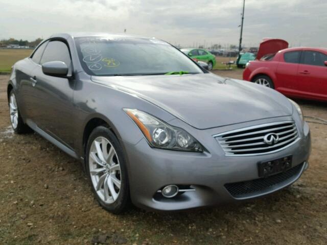 JN1CV6FE4BM950283 - 2011 INFINITI G37 GRAY photo 1