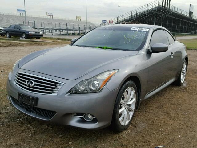 JN1CV6FE4BM950283 - 2011 INFINITI G37 GRAY photo 2