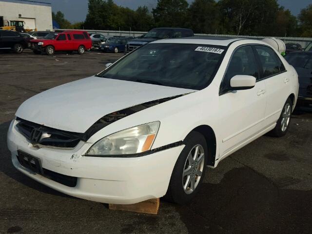 1HGCM66583A077738 - 2003 HONDA ACCORD WHITE photo 2