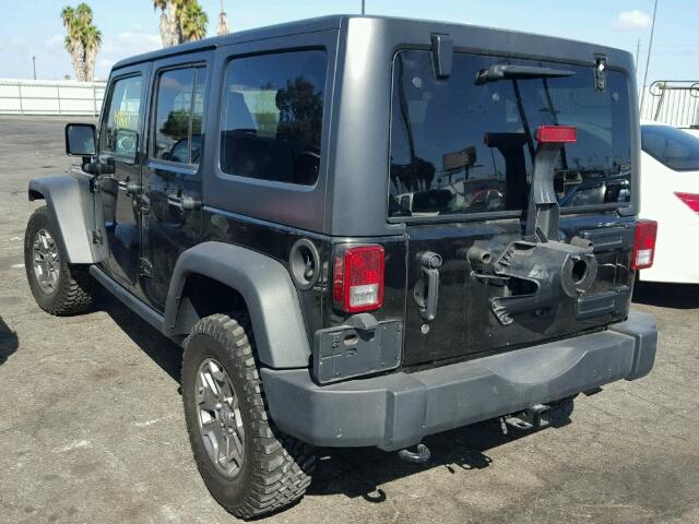 1C4HJWFG9FL743223 - 2015 JEEP WRANGLER U BLACK photo 3