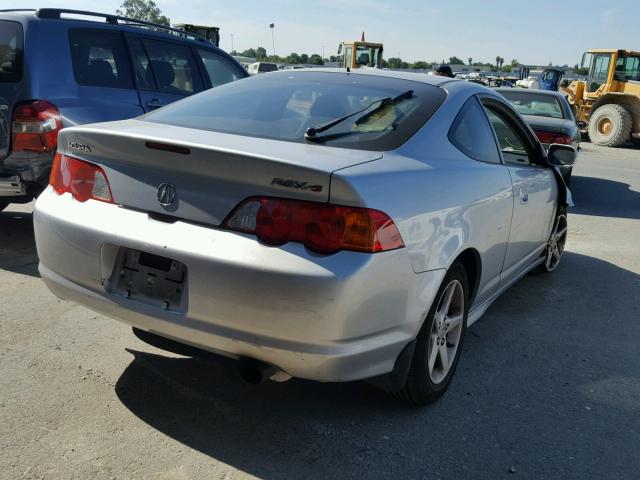 JH4DC53072C011322 - 2002 ACURA RSX TYPE-S SILVER photo 4