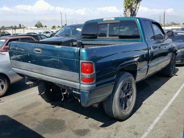 1B7HC13Y6XJ550762 - 1999 DODGE RAM 1500 GREEN photo 4