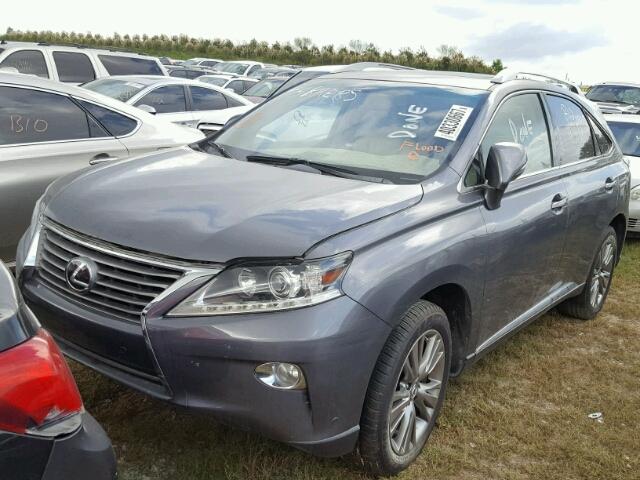 JTJBK1BA2E2460445 - 2014 LEXUS RX GRAY photo 2