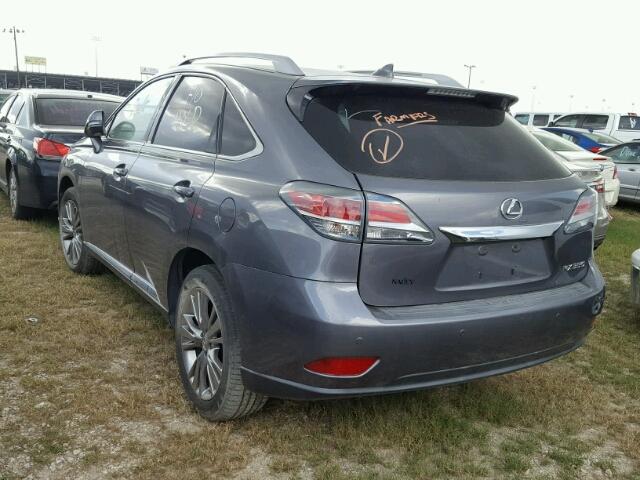 JTJBK1BA2E2460445 - 2014 LEXUS RX GRAY photo 3