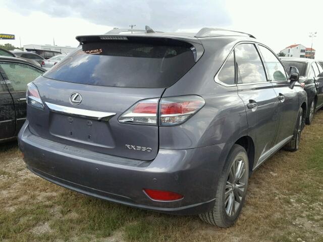 JTJBK1BA2E2460445 - 2014 LEXUS RX GRAY photo 4