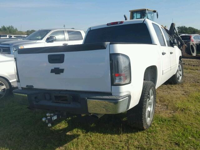 3GCEC23019G131127 - 2009 CHEVROLET SILVERADO WHITE photo 4