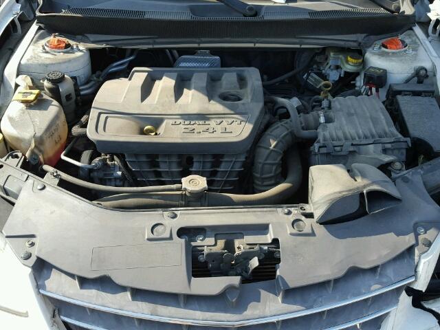 1C3LC46K28N188317 - 2008 CHRYSLER SEBRING LX WHITE photo 7