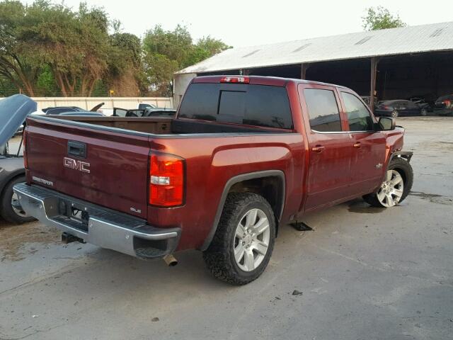 3GTP1MEC6GG263606 - 2016 GMC SIERRA MAROON photo 4