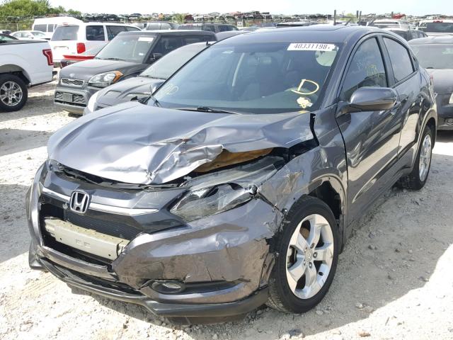 3CZRU5H51GM729442 - 2016 HONDA HR-V EX GRAY photo 2