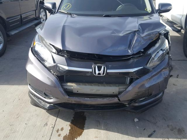 3CZRU5H51GM729442 - 2016 HONDA HR-V EX GRAY photo 9