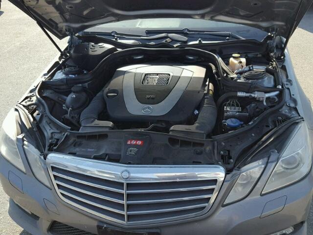 WDDHF5GBXBA273536 - 2011 MERCEDES-BENZ E 350 CHARCOAL photo 7