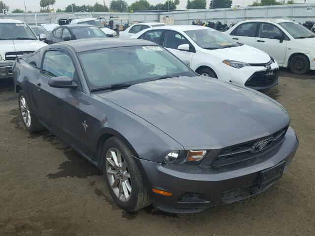 1ZVBP8AN9A5180027 - 2010 FORD MUSTANG GRAY photo 1