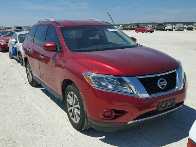 5N1AR2MN1EC624001 - 2014 NISSAN PATHFINDER MAROON photo 1