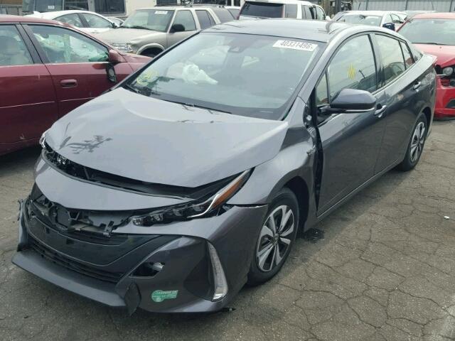 JTDKARFP4H3051137 - 2017 TOYOTA PRIUS PRIM გრაფიტი ფოტო 2