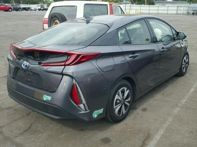 JTDKARFP4H3051137 - 2017 TOYOTA PRIUS PRIM გრაფიტი ფოტო 4
