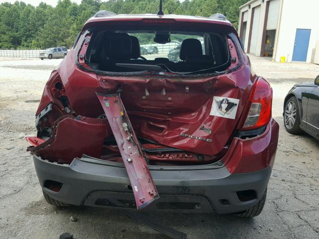 KL4CJBSB0DB128070 - 2013 BUICK ENCORE CON RED photo 9