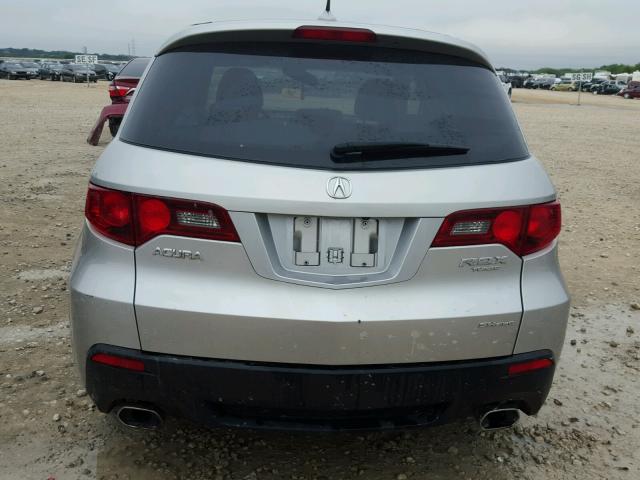 5J8TB1H55BA007036 - 2011 ACURA RDX TECHNO SILVER photo 9