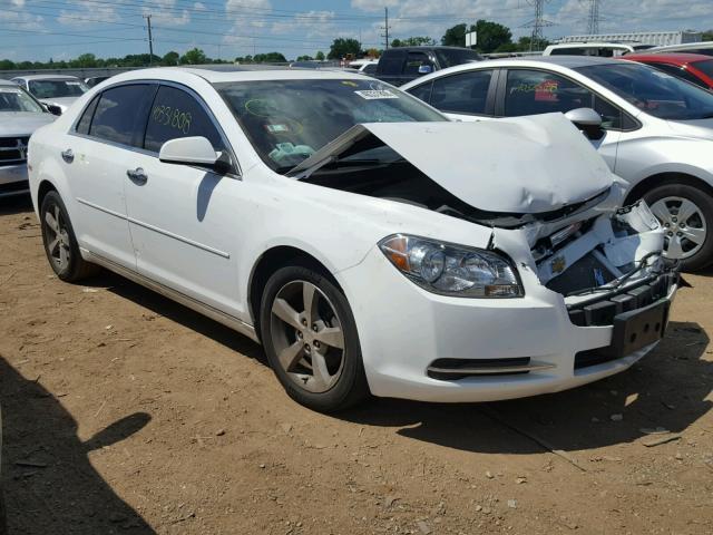1G1ZC5EU2CF397051 - 2012 CHEVROLET MALIBU 1LT WHITE photo 1
