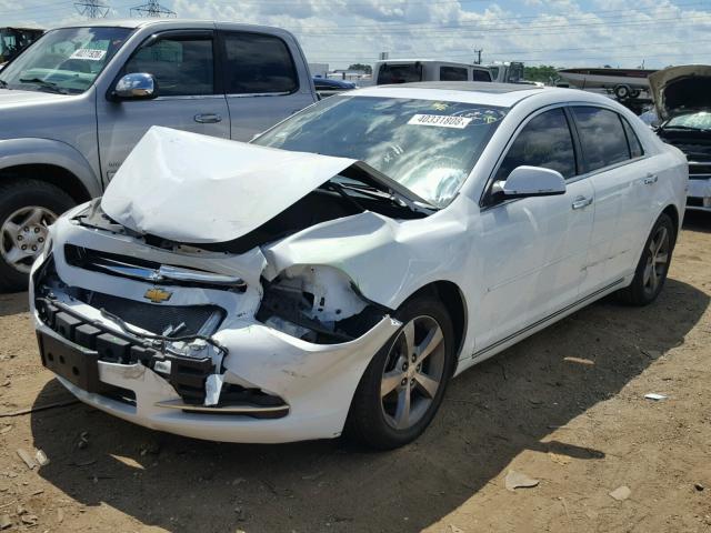 1G1ZC5EU2CF397051 - 2012 CHEVROLET MALIBU 1LT WHITE photo 2