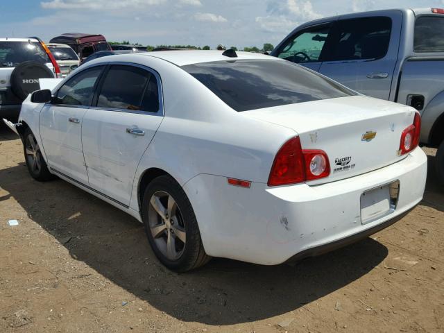 1G1ZC5EU2CF397051 - 2012 CHEVROLET MALIBU 1LT WHITE photo 3