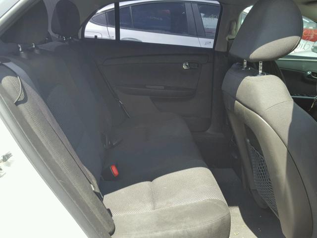 1G1ZC5EU2CF397051 - 2012 CHEVROLET MALIBU 1LT WHITE photo 6