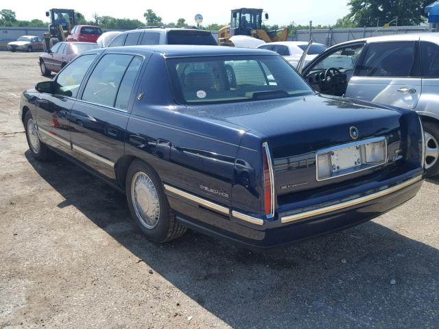 1G6KE54Y9WU801893 - 1998 CADILLAC DEVILLE DE BLUE photo 3