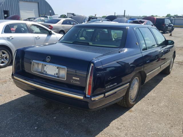 1G6KE54Y9WU801893 - 1998 CADILLAC DEVILLE DE BLUE photo 4