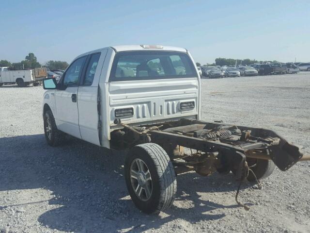 1FTRX14W18FB22253 - 2008 FORD F150 WHITE photo 3