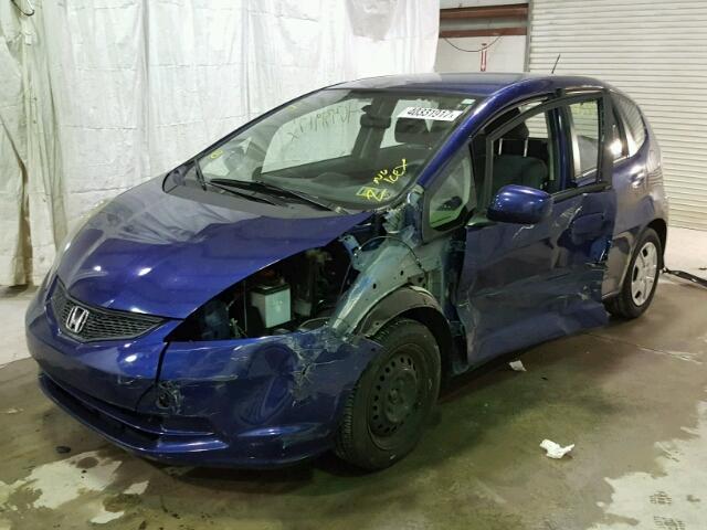 JHMGE8H36CC035396 - 2012 HONDA FIT BLUE photo 2