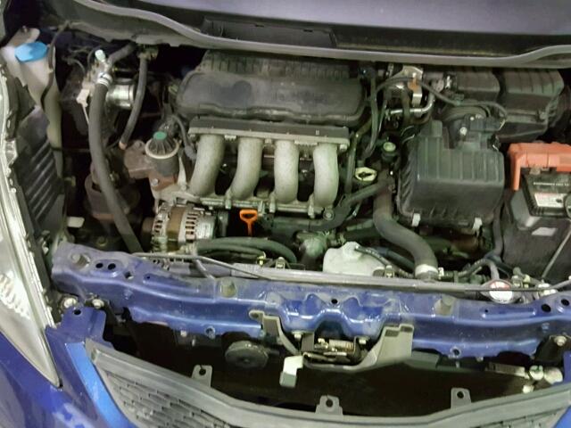 JHMGE8H36CC035396 - 2012 HONDA FIT BLUE photo 7