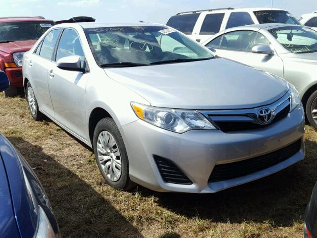 4T4BF1FK1DR322605 - 2013 TOYOTA CAMRY SILVER photo 1