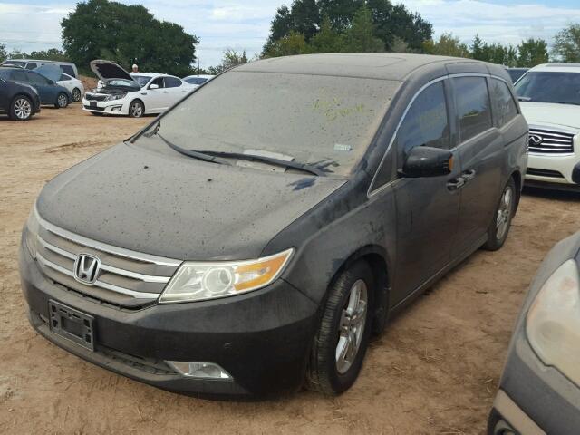 5FNRL5H91BB081562 - 2011 HONDA ODYSSEY BLACK photo 2