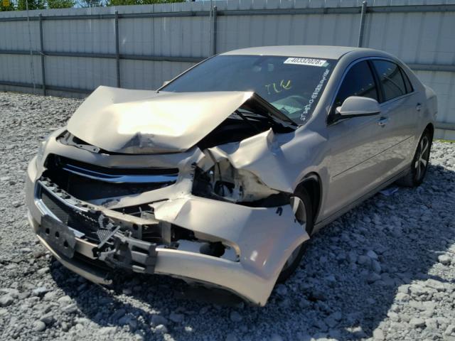 1G1ZC5EU1CF158381 - 2012 CHEVROLET MALIBU 1LT GOLD photo 2