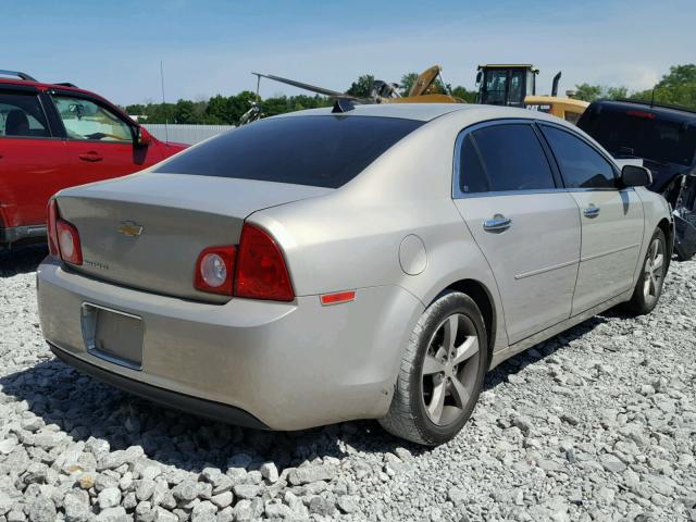1G1ZC5EU1CF158381 - 2012 CHEVROLET MALIBU 1LT GOLD photo 4