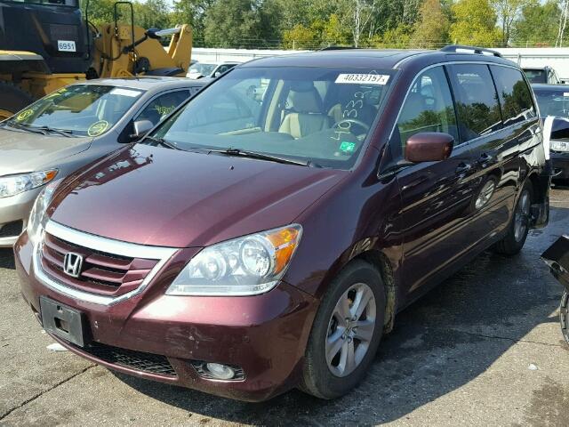 5FNRL3H99AB007857 - 2010 HONDA ODYSSEY TO MAROON photo 2