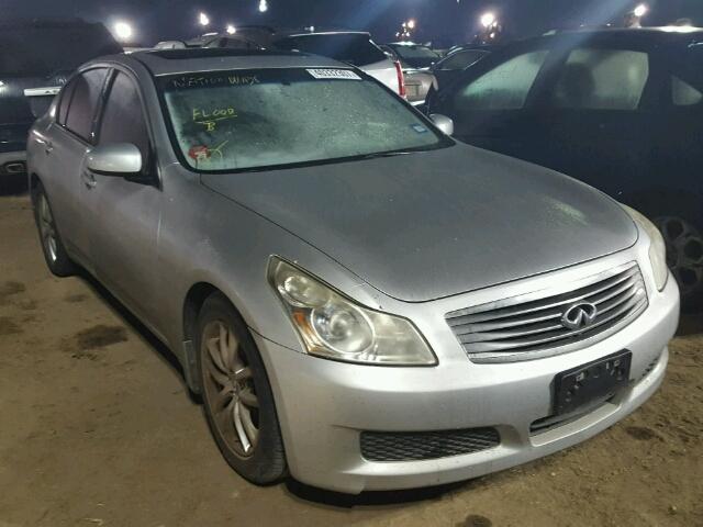 JNKBV61E27M720201 - 2007 INFINITI G35 SILVER photo 1