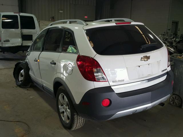 3GNAL2EK0DS579790 - 2013 CHEVROLET CAPTIVA LS WHITE photo 3